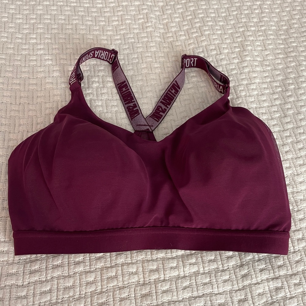 VS Sport, burgundy, 34DD, gently used.